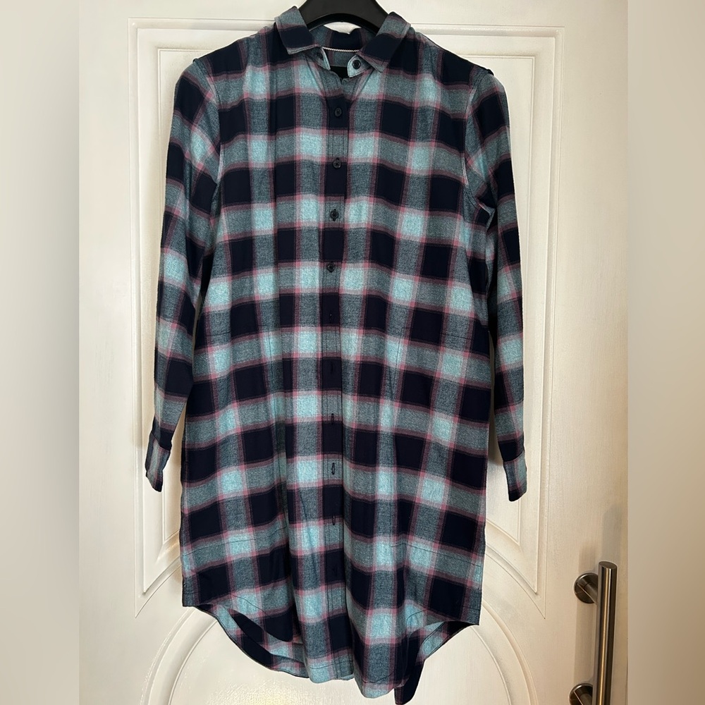 Wildfang Essential Plaid Long Sleeve Shirtdress